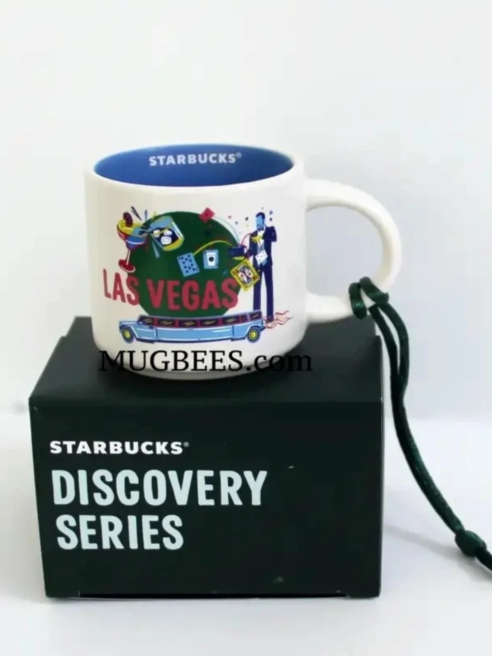 Starbucks Discovery Series Ornament Las Vegas Ceramic Demi Cup 2oz